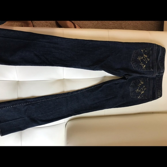 Silver Tuesday Low-Rise Bootcut Jeans, Size 0 - Picture 3 of 6